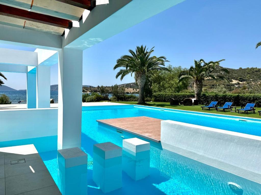 Leblanc Luxurious Beachfront Villa, Gcollectiongr Ermioni Exterior photo